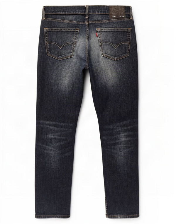 Blugi slim 511 distressed Levi's pentru bărbați W34 L32 bumbac bleumarin