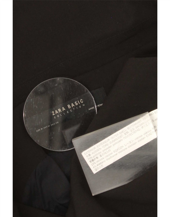 Blazer pentru femei Zara UK 12 Poliester mediu negru