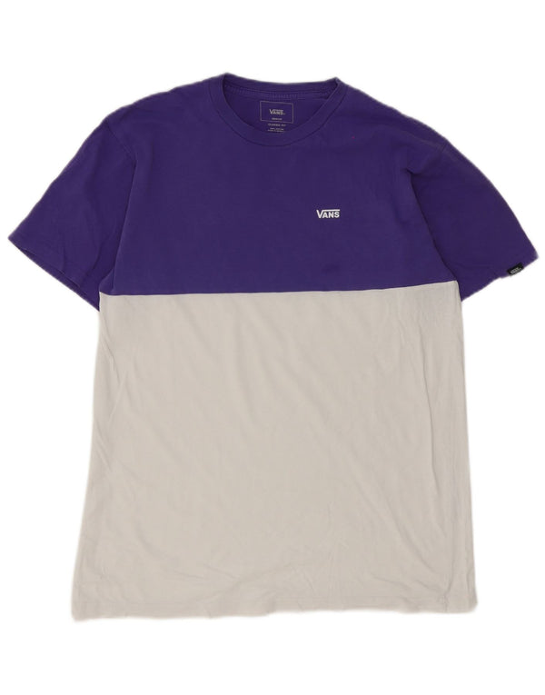 Tricou pentru bărbați Vans Classic Fit Top Medium Purple Colorblock Bumbac