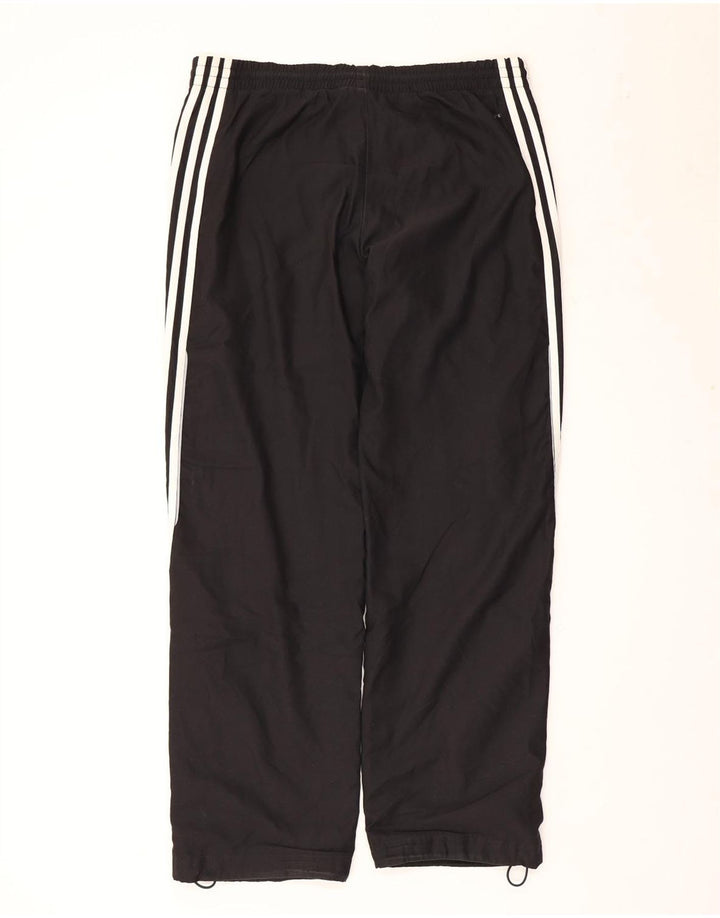 Pantaloni de trening Adidas pentru bărbați, poliester negru mic