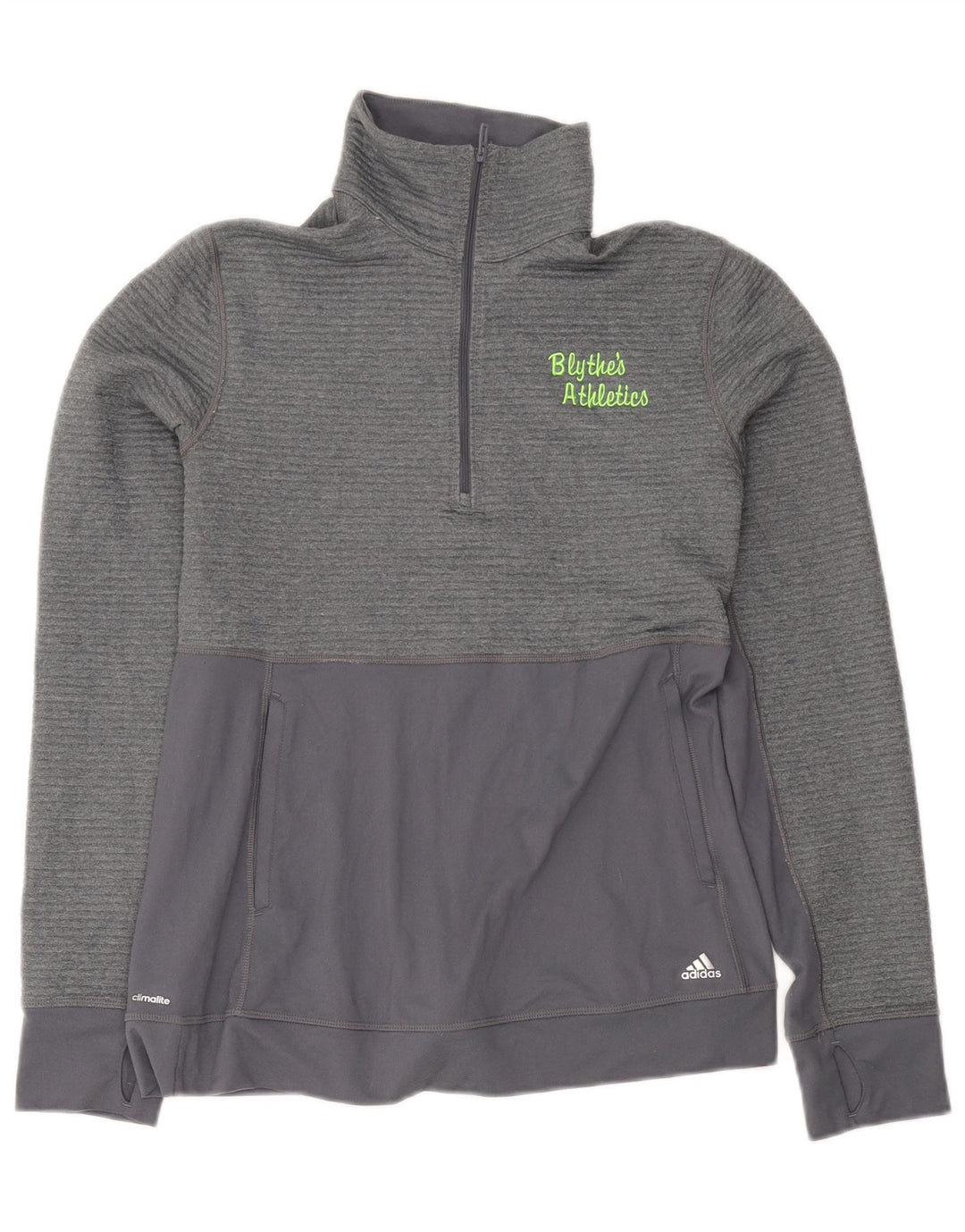 Top de trening Adidas Climalite Pullover pentru femei UK 12/14 Medium Gri