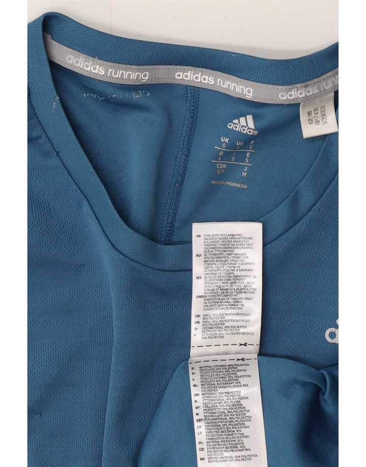 Tricou Adidas Climacool pentru bărbați Top mic, albastru, poliester