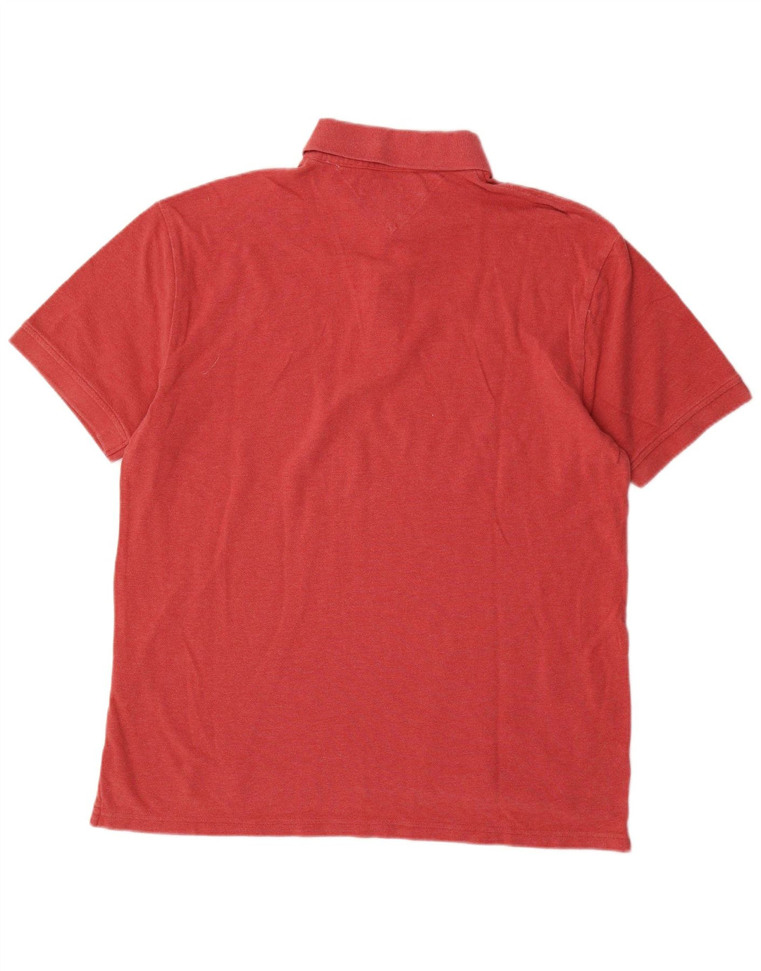 Tricou polo Tommy Hilfiger pentru bărbați, bumbac roșu mare