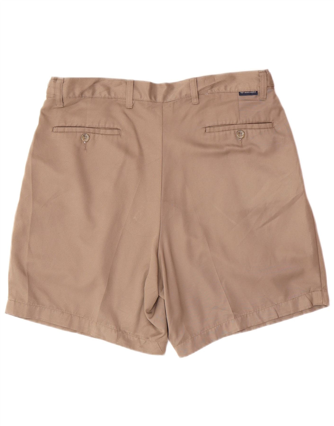 Pantaloni scurți chino pegged pentru bărbați DOCKERS W36 poliester maro mare