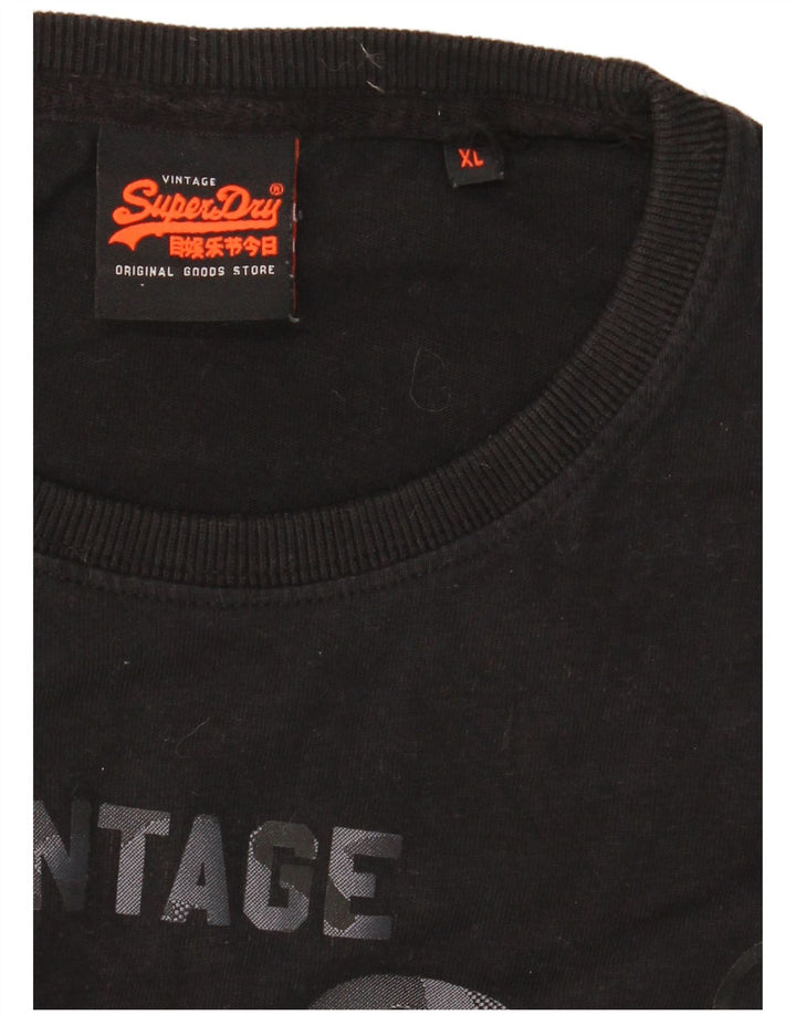 Tricou grafic pentru bărbați Superdry Top XL Negru