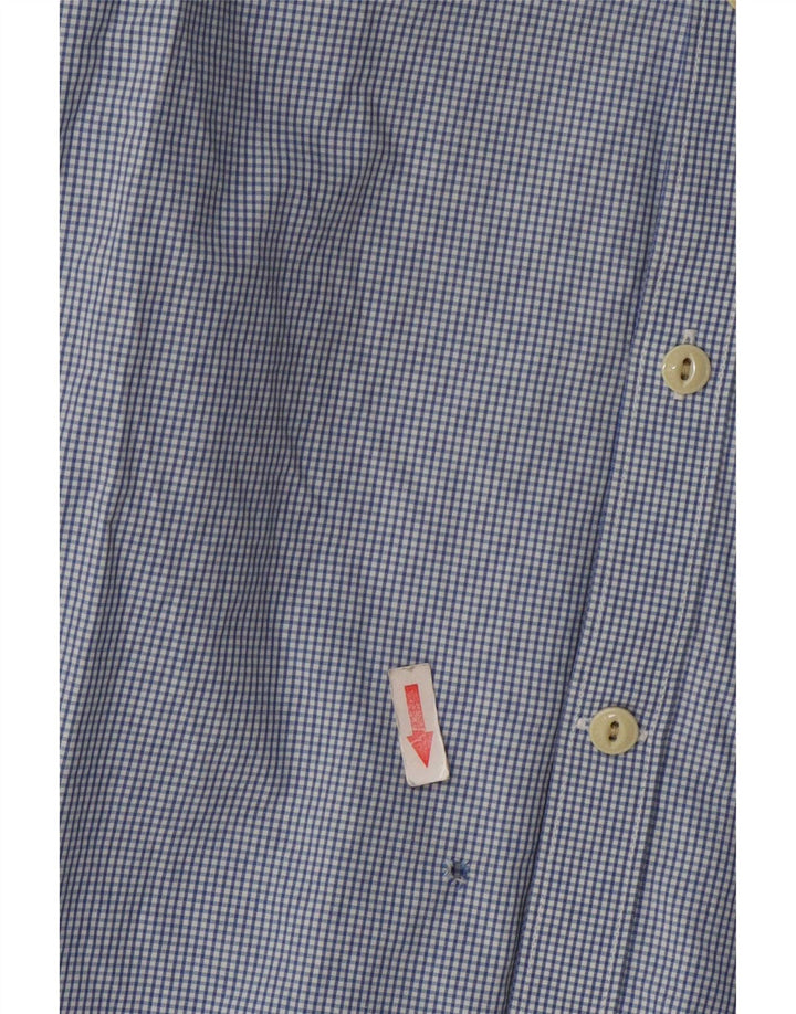 Cămașă Barbour pentru bărbați, slim fit, albastru mediu, bumbac vichy