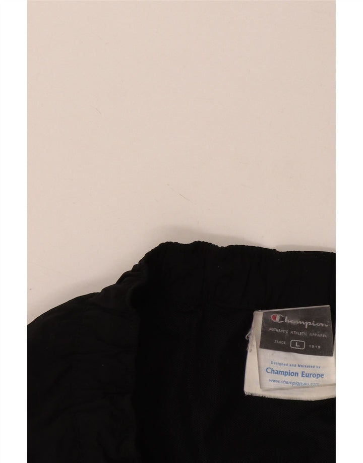 Pantaloni scurți de înot Champion pentru bărbați, mari din poliamidă neagră