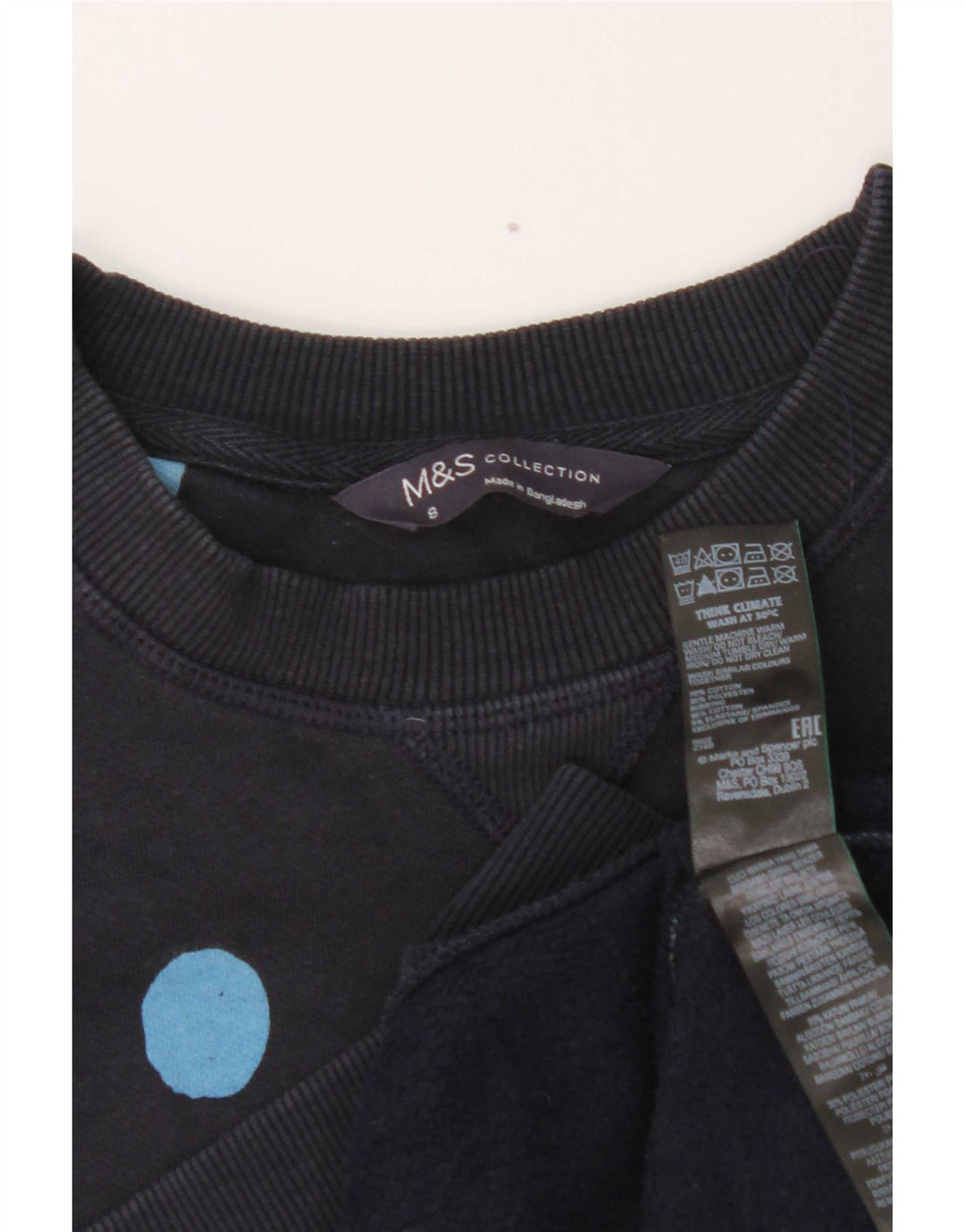 Pulover pentru damă Marks & Spencer Crop Pulover UK 8 Mic Bleumarin