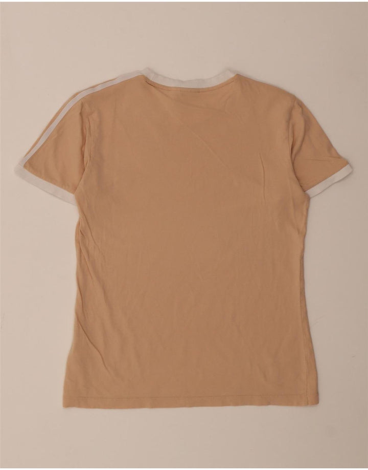 Tricou Adidas pentru femei Top UK 14 Medium Beige Bumbac