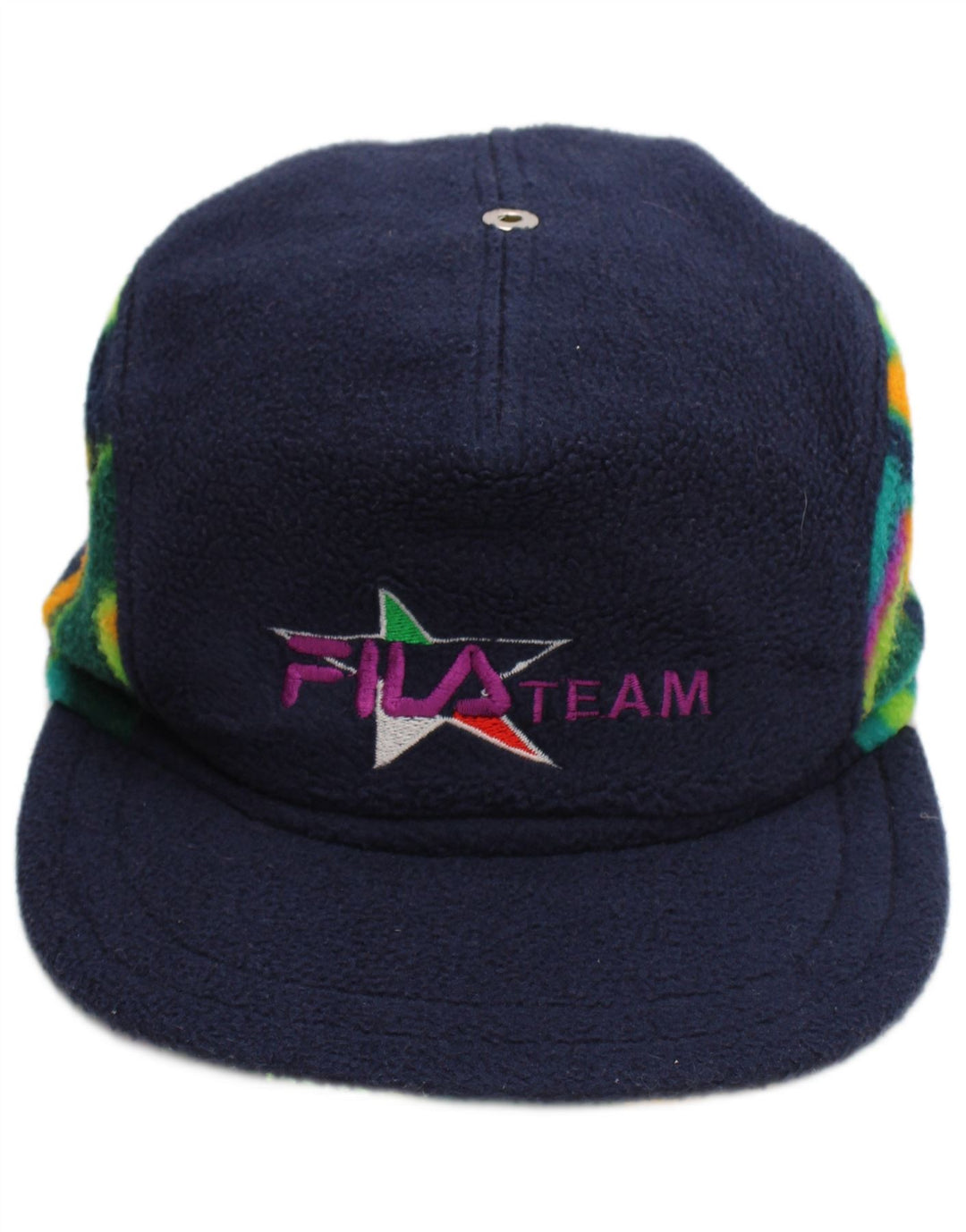 Şapcă de baseball Fila Graphic Fleece pentru bărbaţi, poliester geometric, albastru, mediu