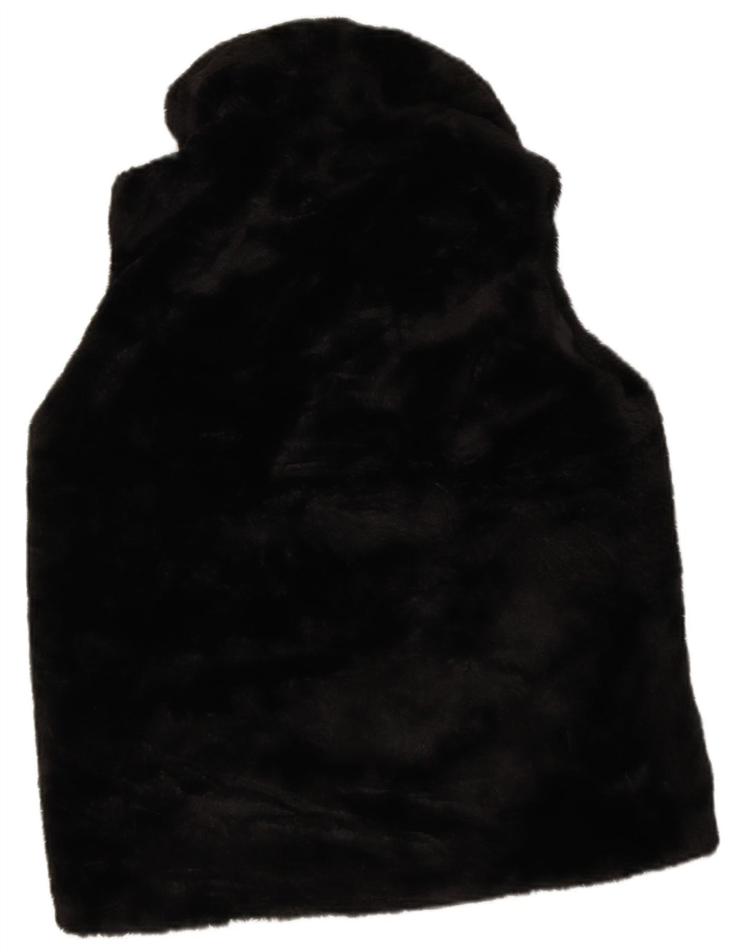 Gilet pentru femei din blană artificială M&Co UK 12 Poliester mediu negru