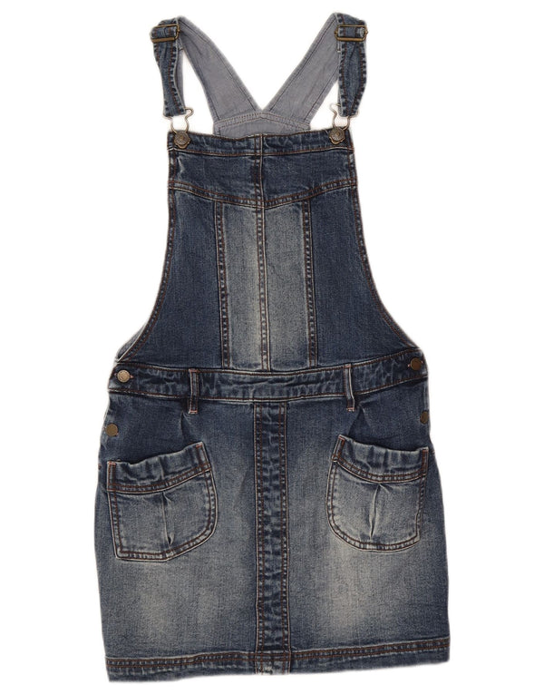 Fat Face Fete Salopetă Fusta Denim 12-13 Ani W28 Bumbac Albastru