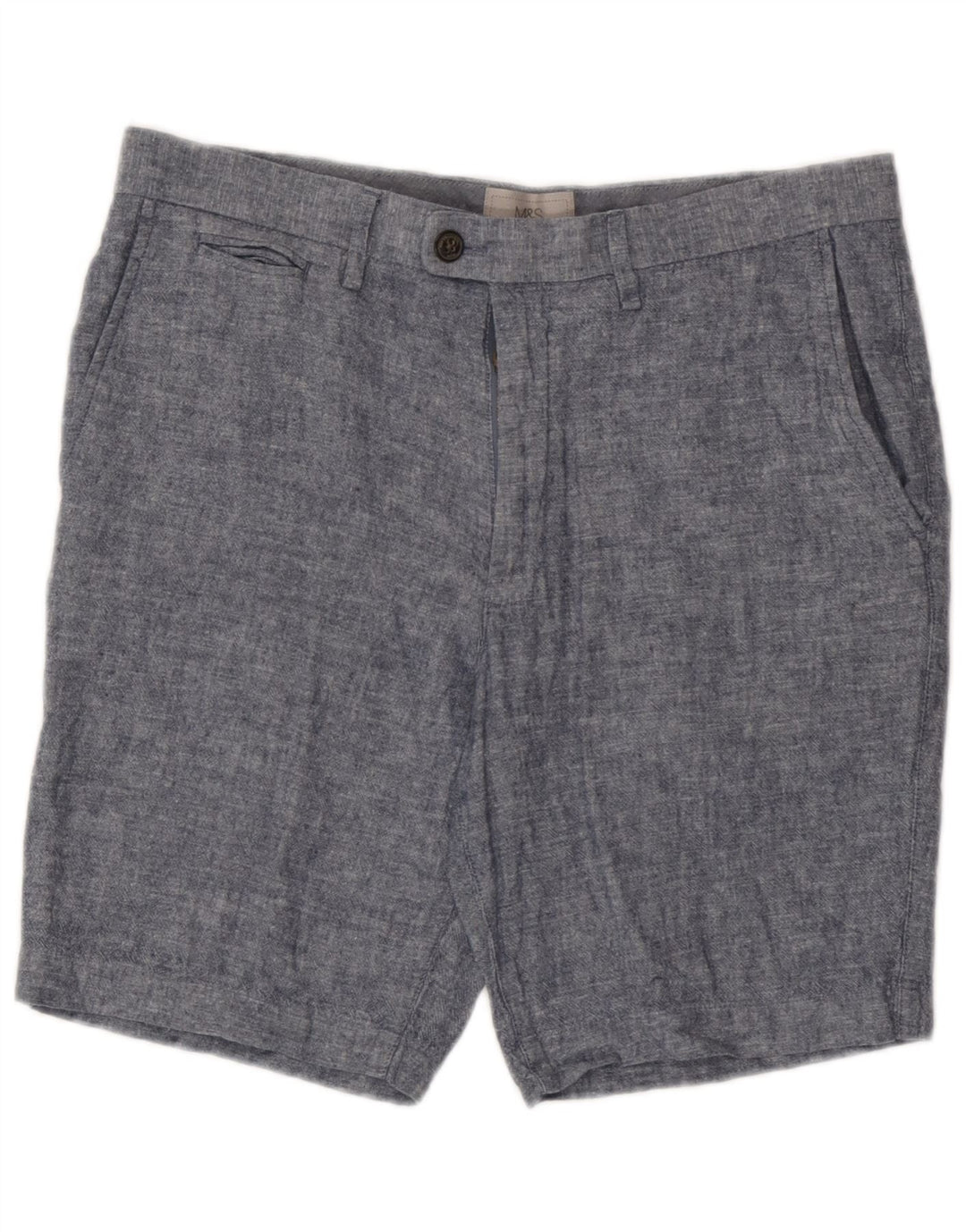 Pantaloni scurți chino pentru bărbați Marks & Spencer W32, in albastru mediu