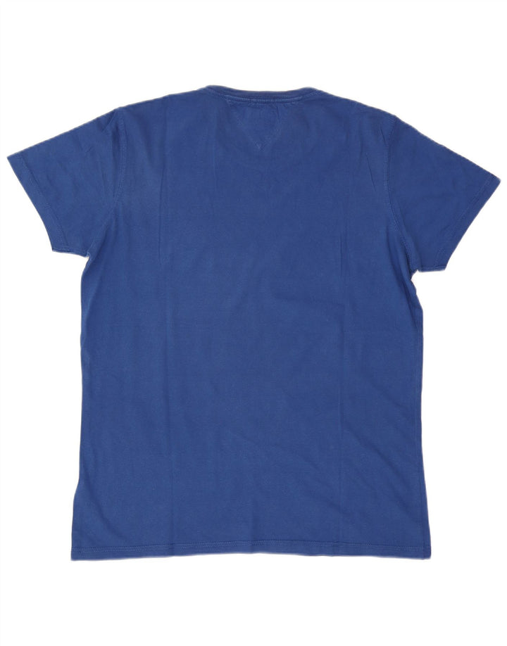 Tricou grafic pentru bărbați Tommy Hilfiger Top XL Bumbac albastru