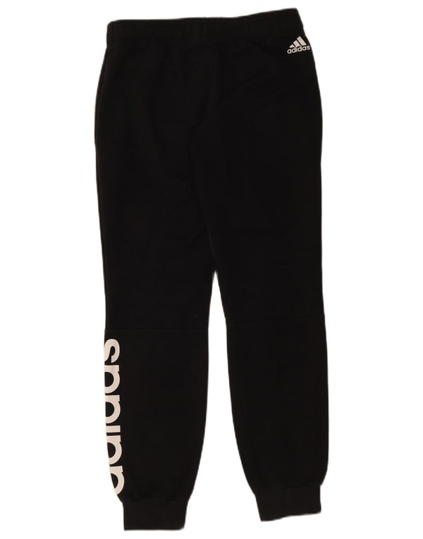 Pantaloni de trening cu grafic pentru femei Adidas Pantaloni de jogging UK 8/10 Small Black Sports