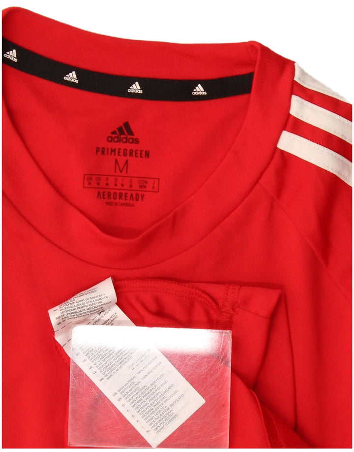 Tricou Adidas Aeroready pentru bărbați Top Medium Red Poliester