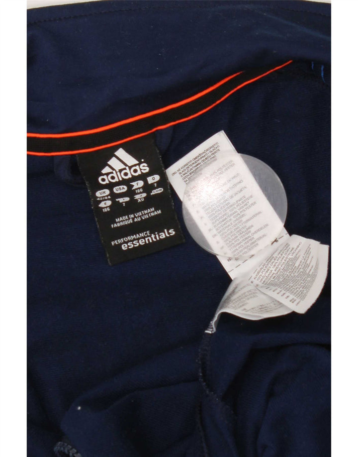 Jachetă de trening pentru bărbați Adidas UK 42/44 Poliester mare, albastru bleumarin