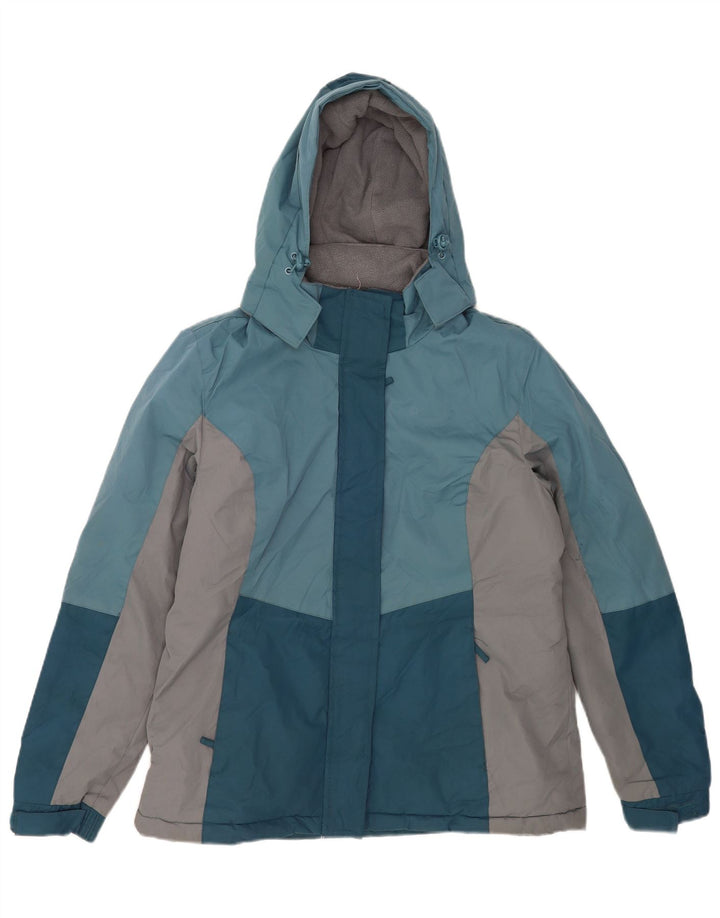 Jachetă de schi cu glugă pentru femei Mountain Warehouse UK 14, mare, albastru