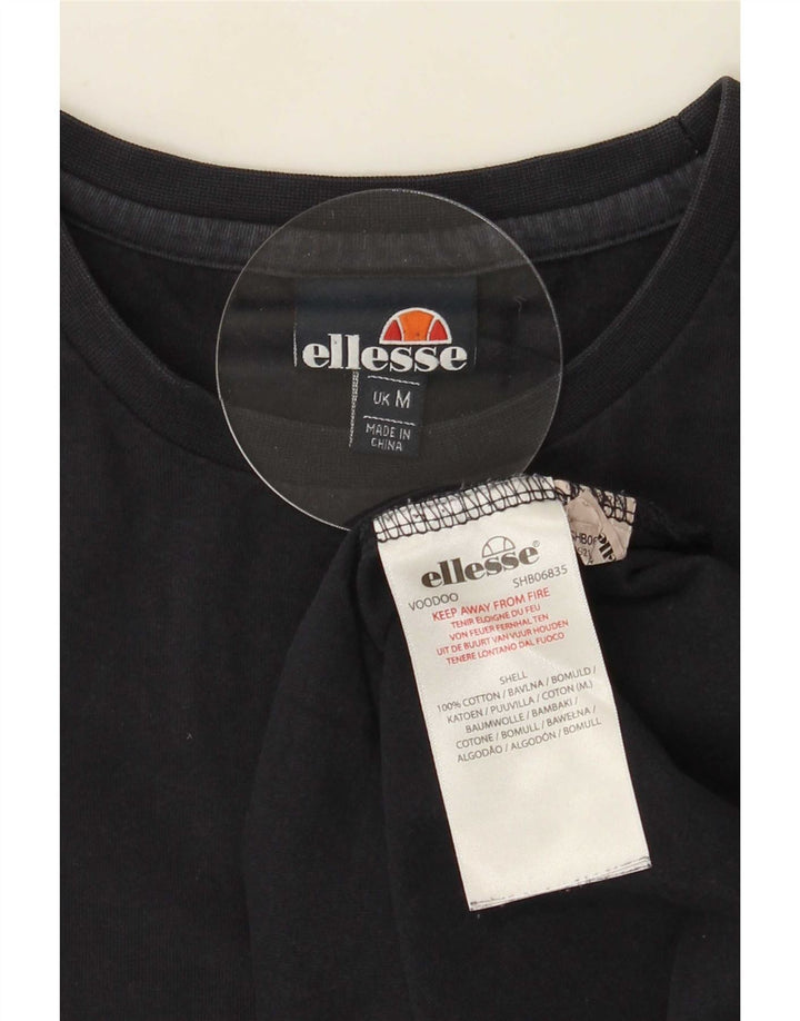 Tricou cu grafic pentru bărbați Ellesse Top mediu din bumbac bleumarin