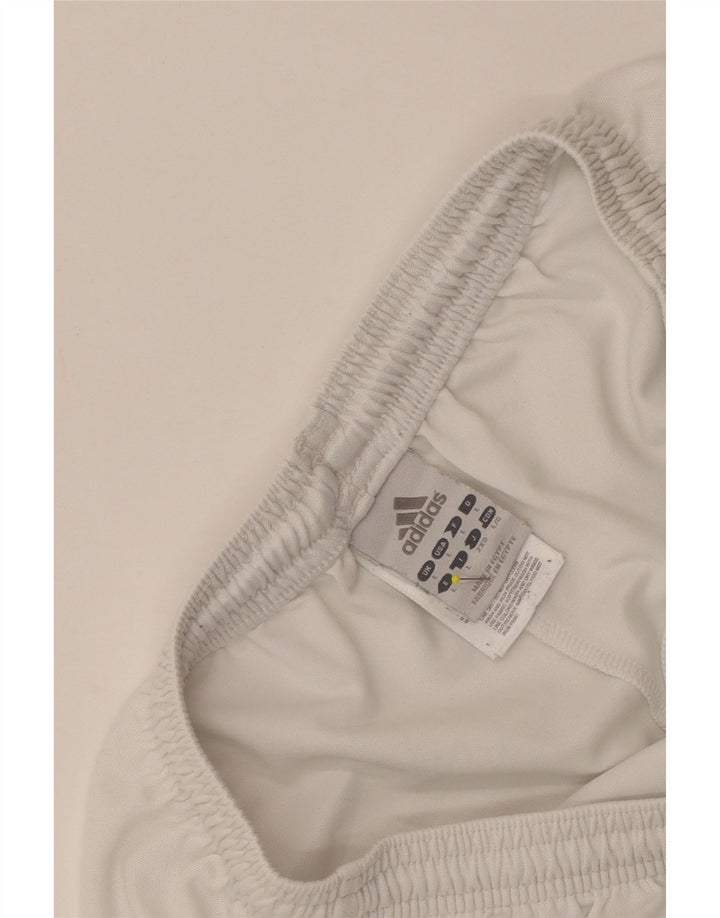 Pantaloni scurți sport Climalite ADIDAS pentru bărbați, mari, alb, din poliester