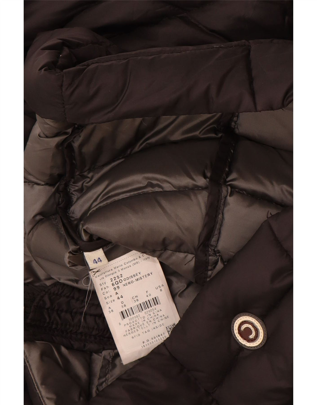 Jachetă căptușită cu glugă pentru femei COLMAR IT 44 Poliamidă neagră medie