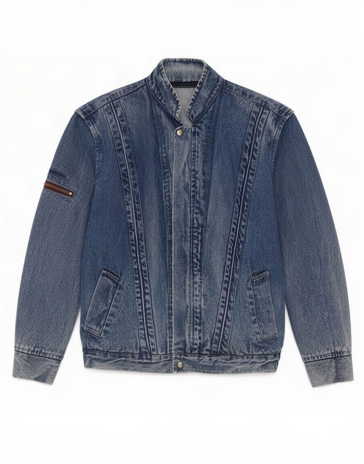 Jachetă de blugi vintage pentru bărbați UK 38 Medium Blue