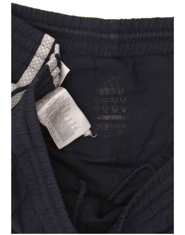 Pantaloni scurți sport pentru bărbați Adidas, mari, albastru, poliester