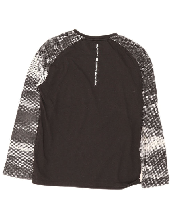 Canterbury Boys Regular Fit Top cu mânecă lungă 11-12 ani Black Tie Dye