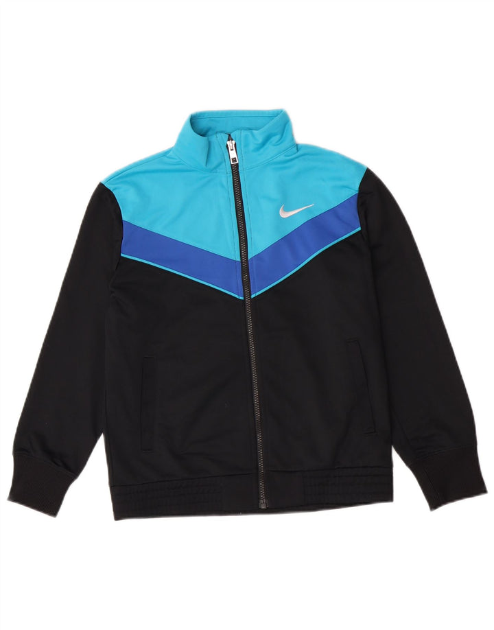 Jachetă de trening pentru băieți Nike 10-11 ani, mediu negru, color block