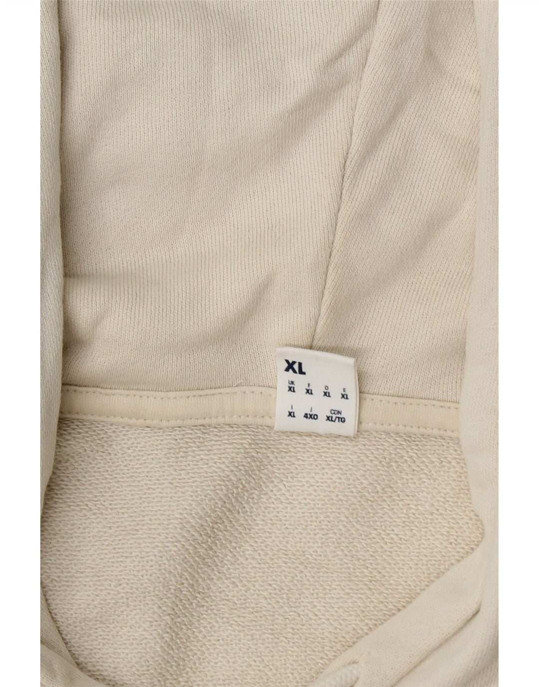 Pulover cu glugă REEBOK pentru bărbați, bumbac alb XL