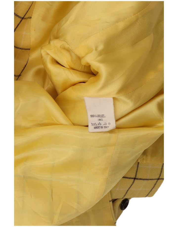 Blazer pentru femei Oliver By Valentino, cu 3 nasturi, IT 46, galben mare, caroserie