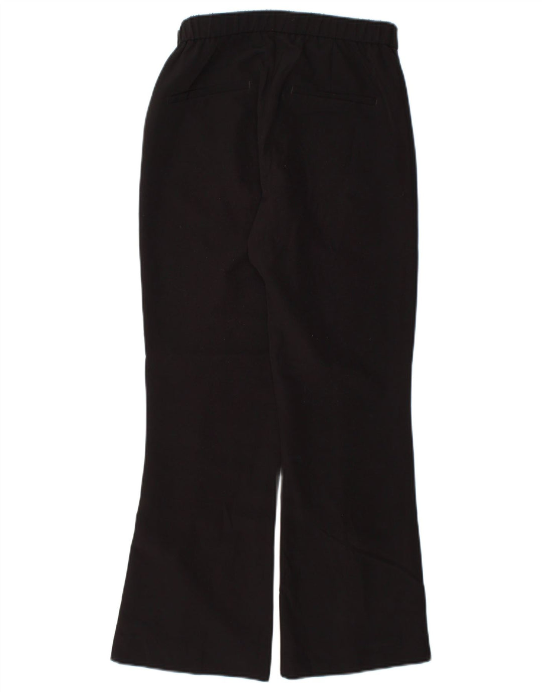 Pantaloni casual pentru femei Bootcut Zara Mici L26 L26 Poliester negru