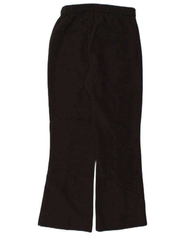 Pantaloni casual pentru femei Bootcut Zara Mici L26 L26 Poliester negru