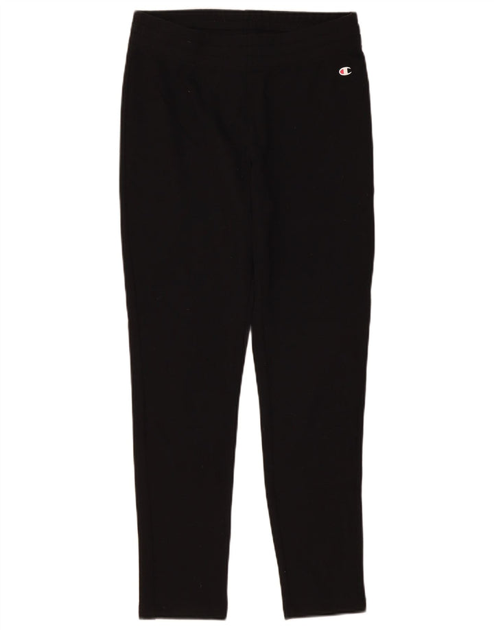 CHAMPION Womens Leggings UK 12 Medium  Black
