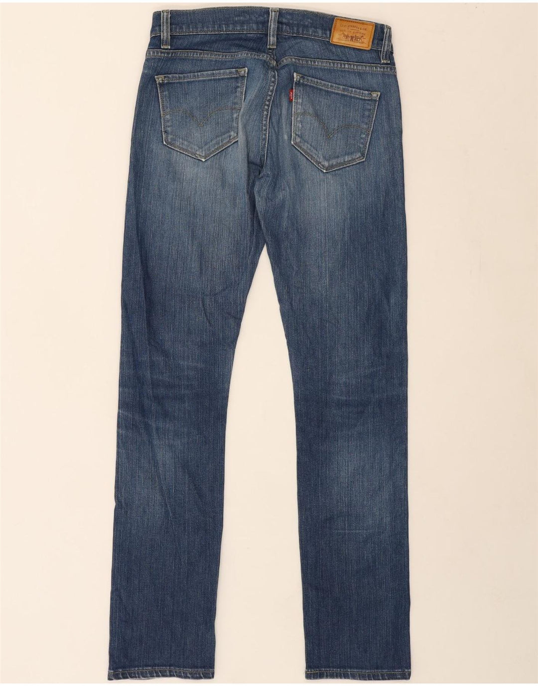 LEVI'S Womens Skinny Jeans US 6 Medium W28 L32 Blue Cotton Vintage Levi's and Second-Hand Levi's from Messina Hembry 