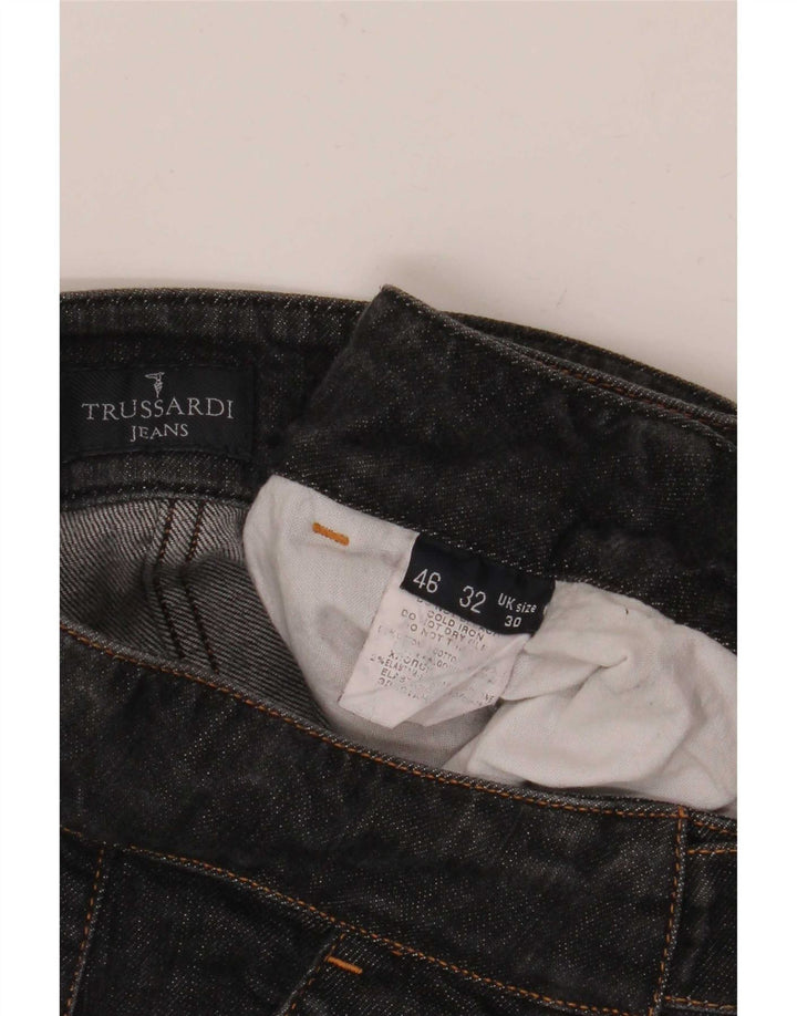 Trussardi Blugi Bootcut pentru femei W30 L32 bumbac negru