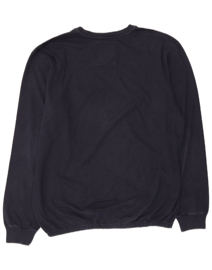 Top pentru bărbați Champion cu mânecă lungă, XL, bleumarin, bumbac