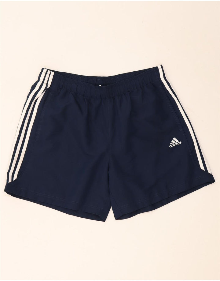 Pantaloni scurți sport pentru bărbați Adidas Climalite XL bleumarin poliester