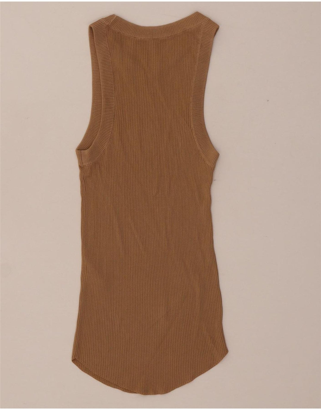 Vest Vest Top Femei Zara UK 4 XS Bej Viscoză
