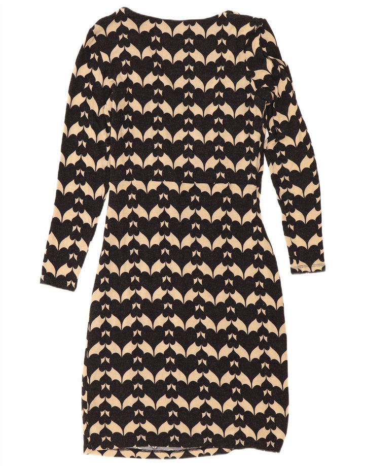 Rochie teacă cu model abstract pentru femei Phase Eight UK 12 Medium Black