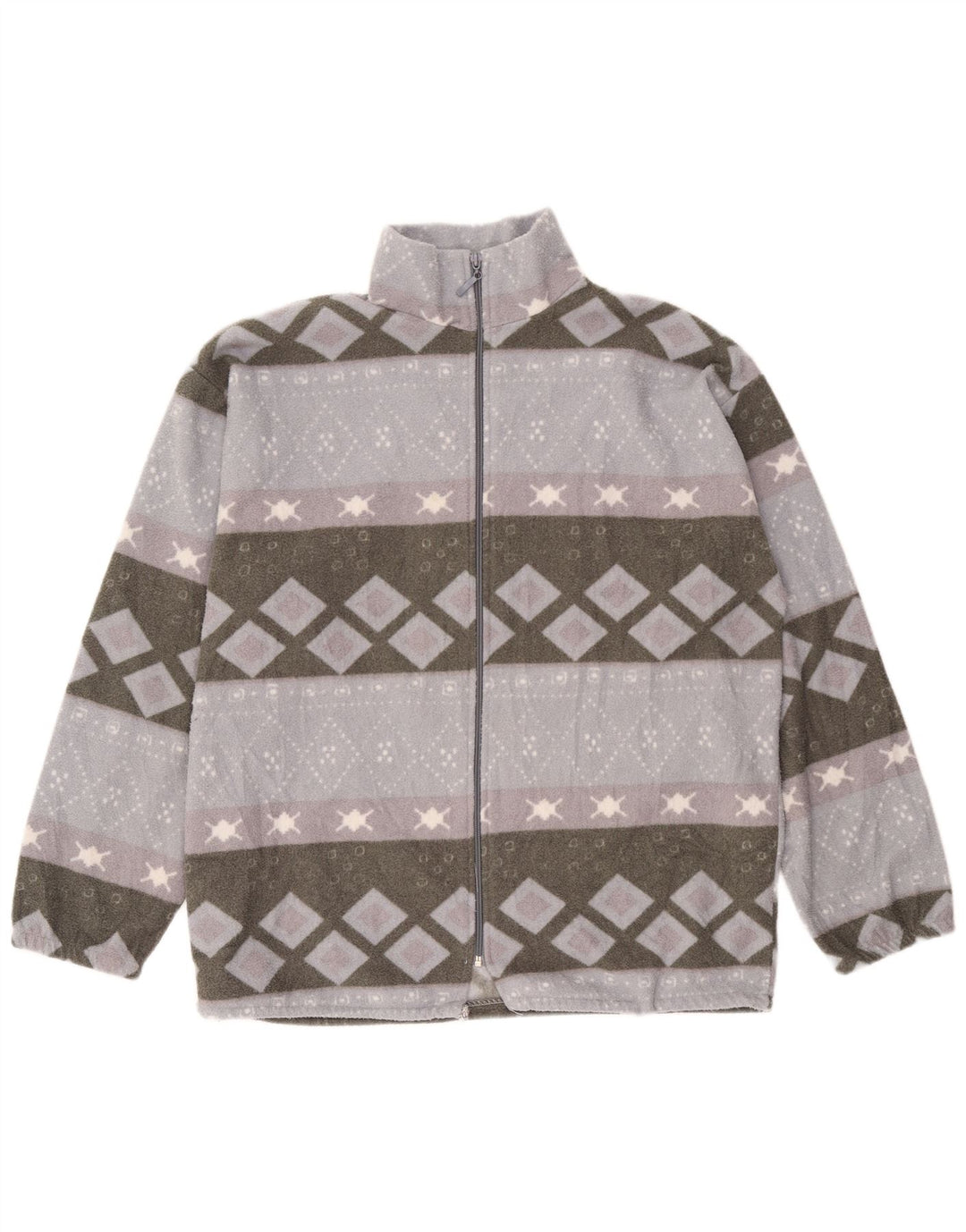 Jachetă din lână pentru bărbați VINTAGE UK 40 mare, gri, geometrică