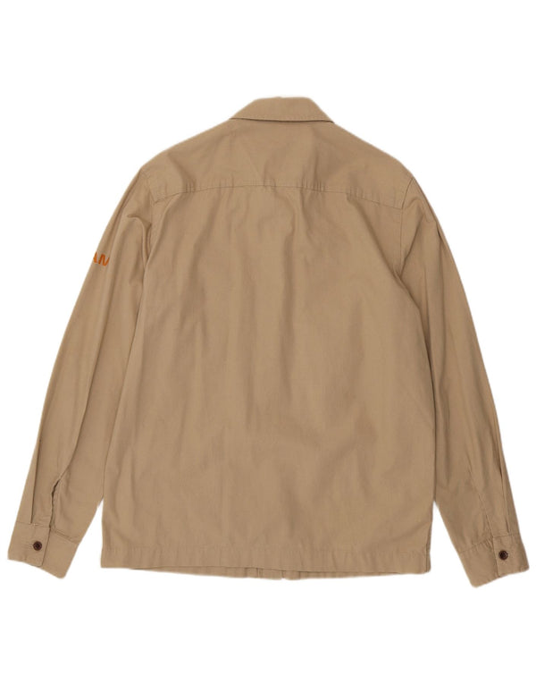 Cămașă Timberland Earthkeepers Relaxed Fit Bumbac Bej mic