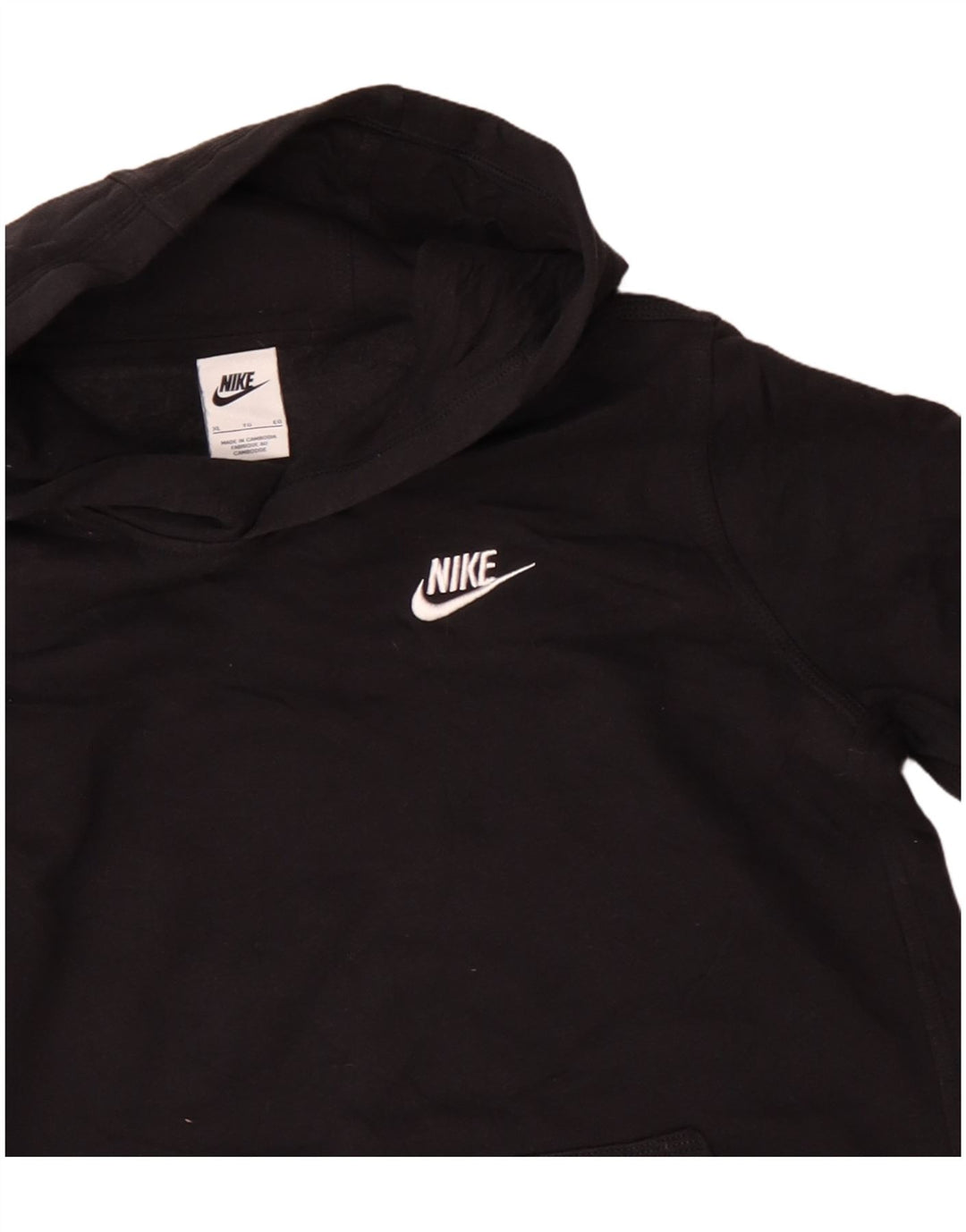 Pulover NIKE pentru băieți 13-14 ani XL bumbac negru