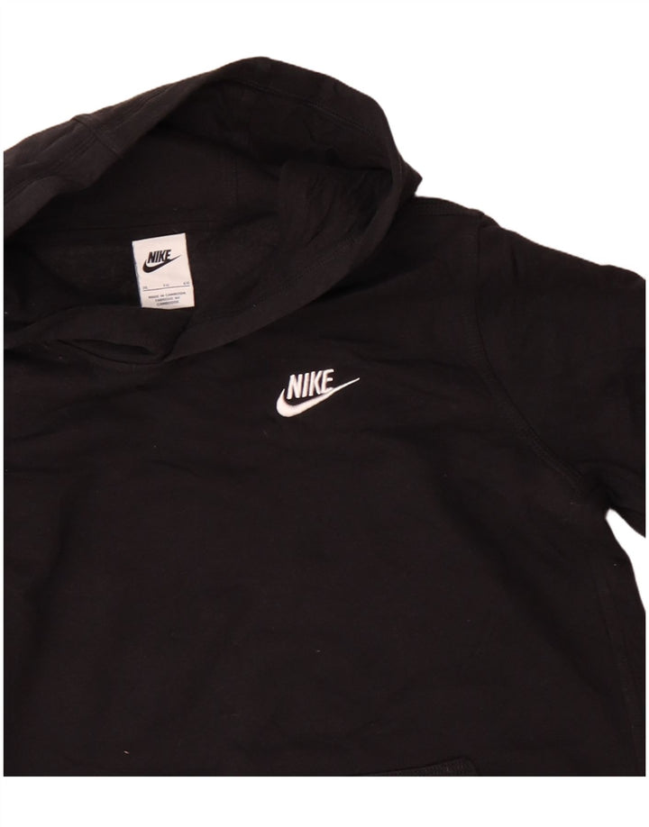 Pulover NIKE pentru băieți 13-14 ani XL bumbac negru