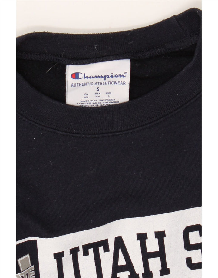 Pulover pentru bărbați Champion Utah Graphic Pulover Mic Bleumarin