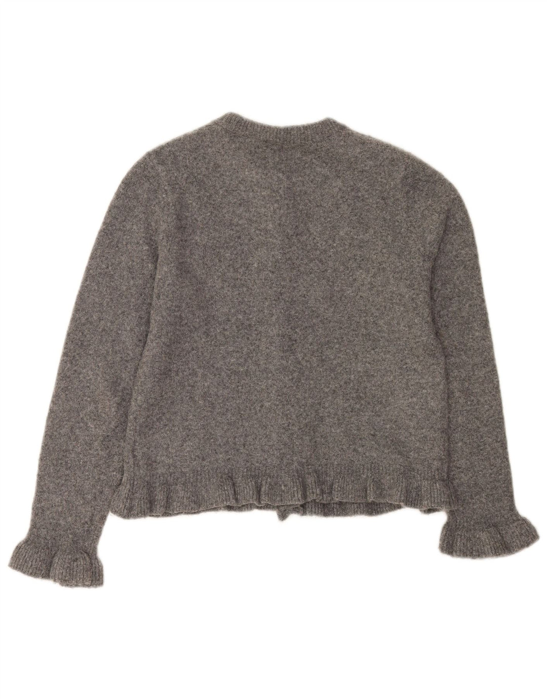 Pulover cardigan pentru femei Zara UK 10 Mic Gri Poliester