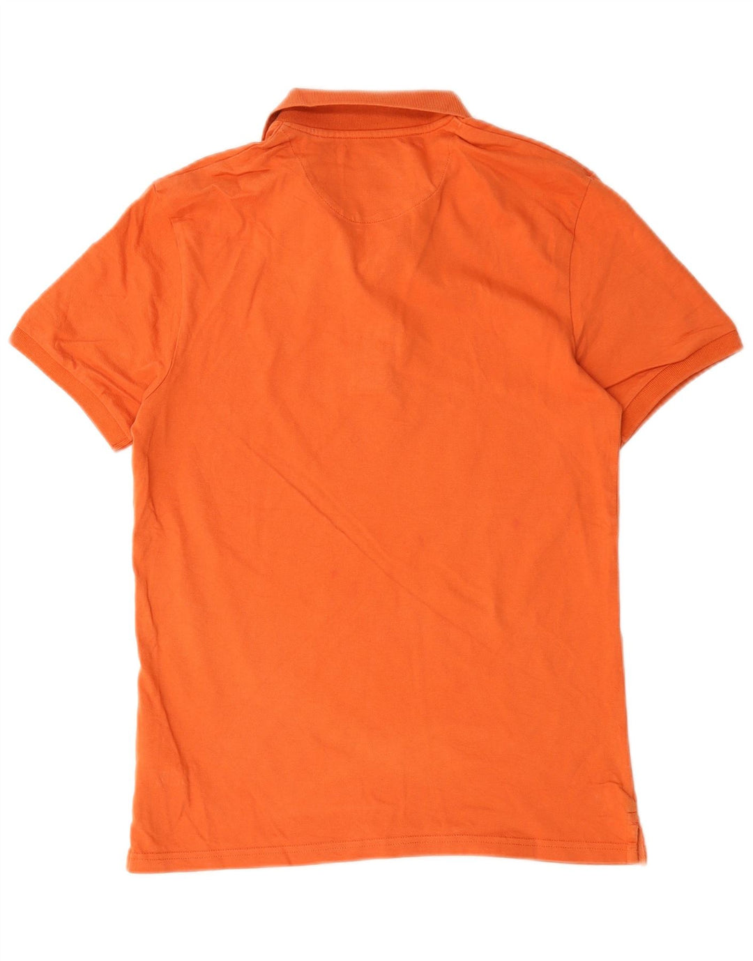 Tricou polo Lyle & Scott pentru bărbați, bumbac portocaliu mic