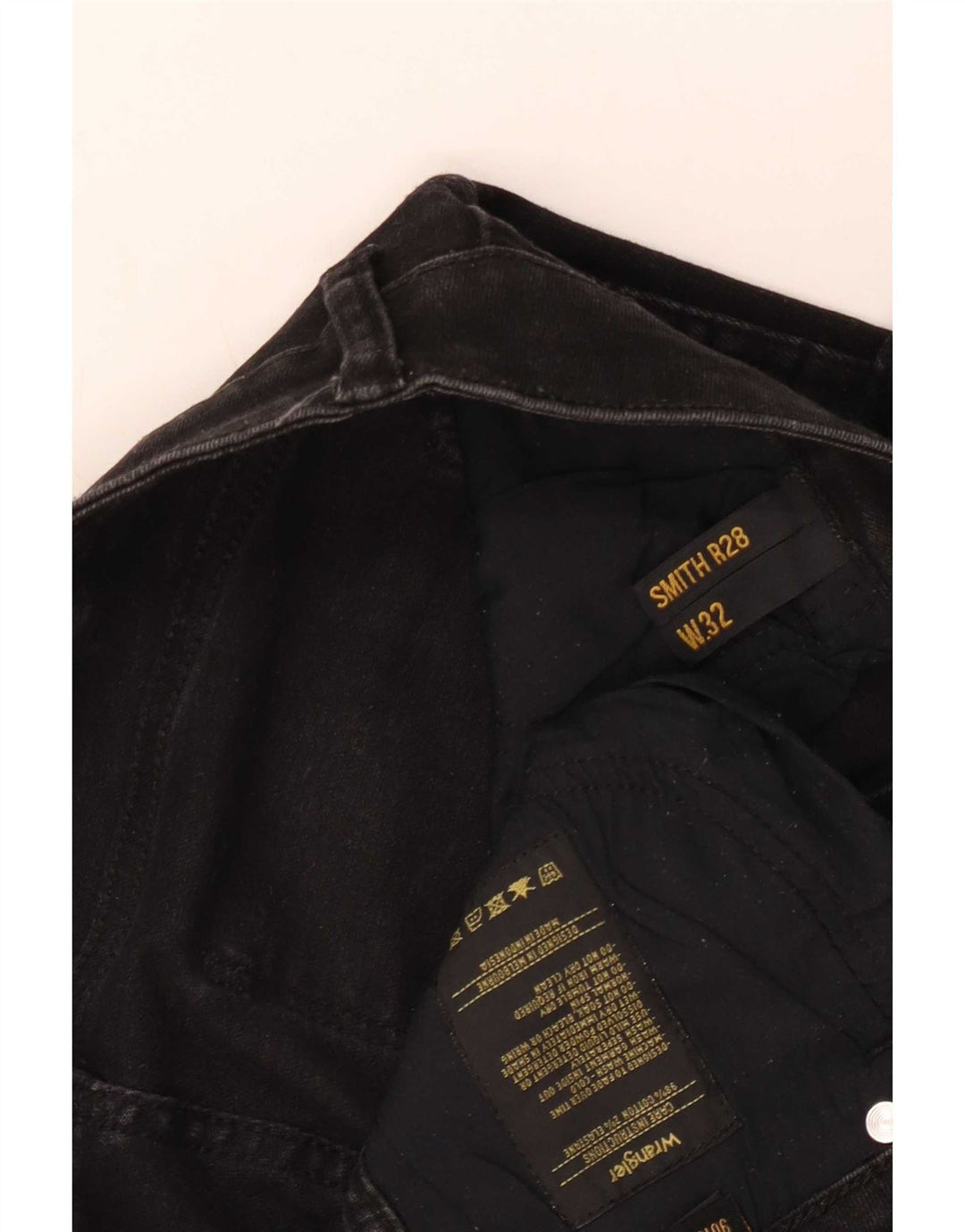 Blugi slim pentru femei Wrangler W32 L28 bumbac negru