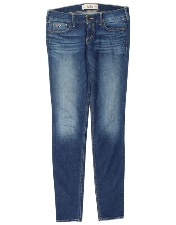 HOLLISTER Womens Long Skinny Jeans US 3 XS W26 L33 Blue Cotton