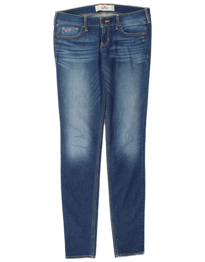 Blugi skinny lungi pentru femei HOLLISTER US 3 XS W26 L33 Bumbac albastru